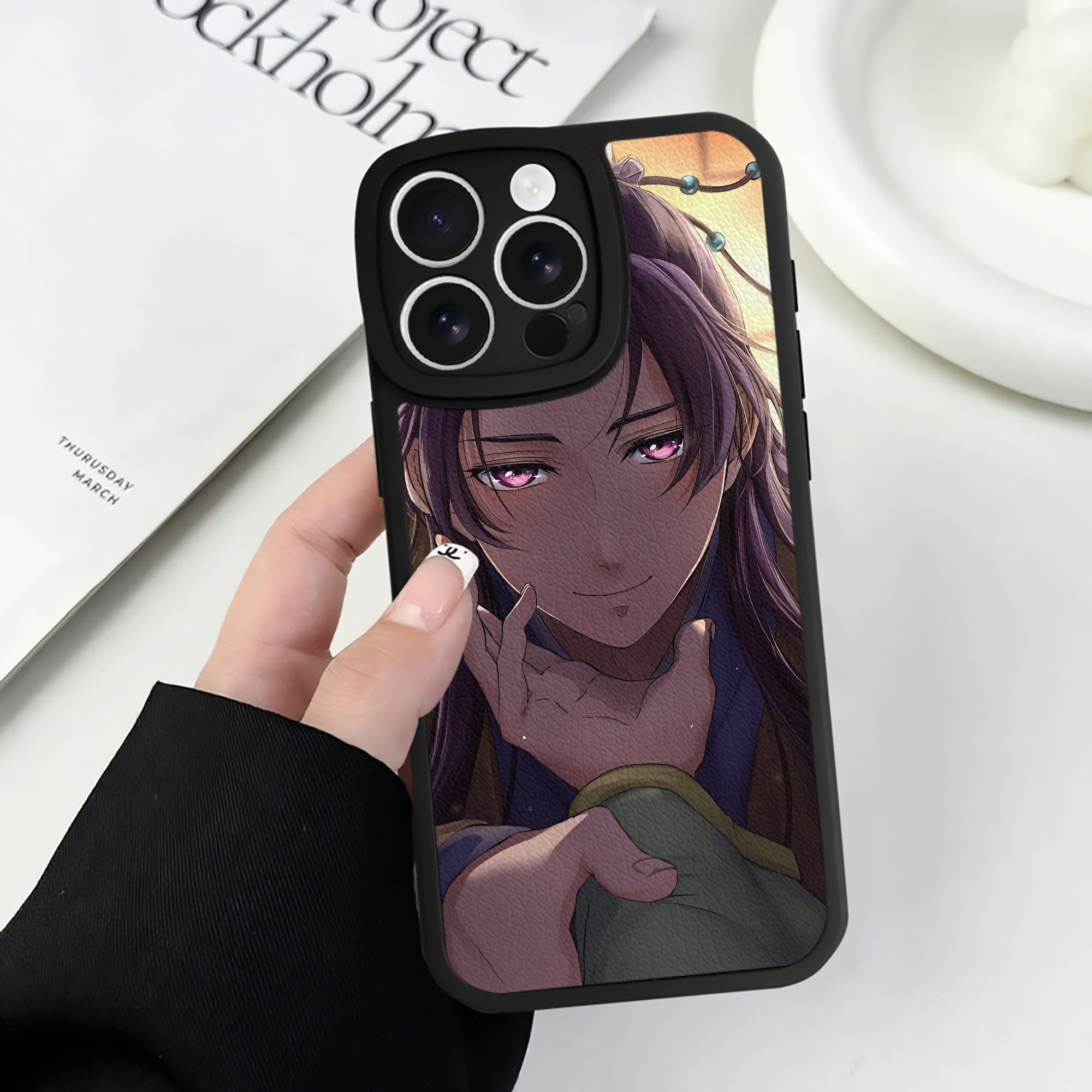 薬屋のひとりごと The Apothecary Diaries 【iPhone 16シリーズ対応】シリコンスマホケース（レザー調） 材質：シリコン